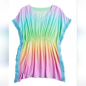 Kids Gradient Coverup with Tassel